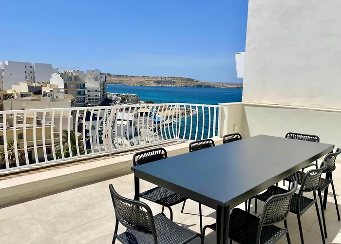 Bugibba Square Seafront By Holi